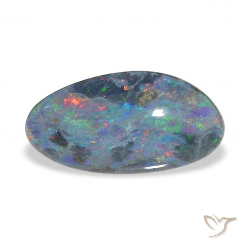 4.20ct マルチカラー オパールトリプレット, ファンシー, オペーク