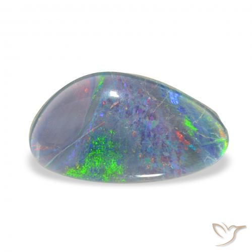 3.21ct 天然 マルチカラー オパールトリプレット, ファンシー, オペーク
