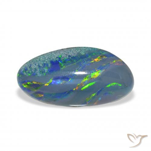 4.21ct 天然 マルチカラー オパールトリプレット, ファンシー, オペーク