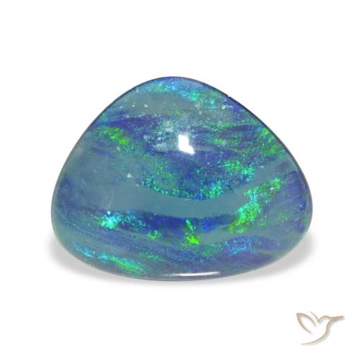 4.02ct 天然 マルチカラー オパールトリプレット, ファンシー, オペーク