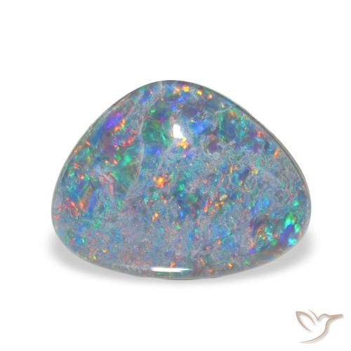 3.88ct マルチカラー オパールトリプレット, ファンシー, オペーク