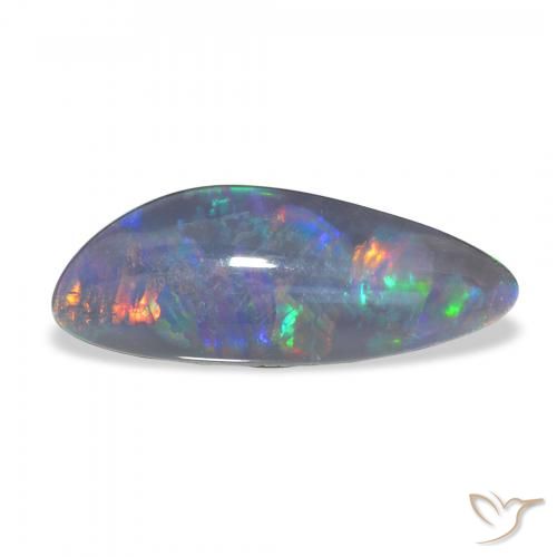 5.33ct 天然 マルチカラー オパールトリプレット, ファンシー, オペーク