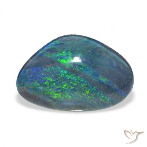 6.55ct 天然 マルチカラー オパールトリプレット, ファンシー, オペーク