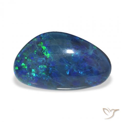 6.14ct 天然 マルチカラー オパールトリプレット, ファンシー, オペーク