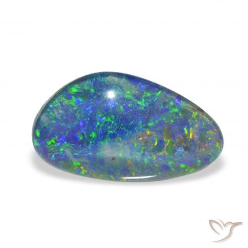 3.22ct マルチカラー オパールトリプレット, ファンシー, オペーク