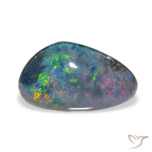 3.73ct 天然 マルチカラー オパールトリプレット, ファンシー, オペーク