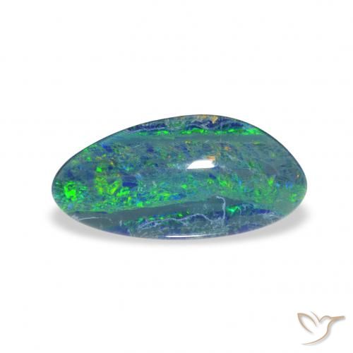 2.52ct マルチカラー オパールトリプレット, ファンシー, オペーク