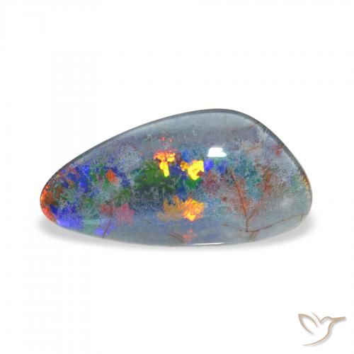 3.56ct マルチカラー オパールトリプレット, ファンシー, オペーク