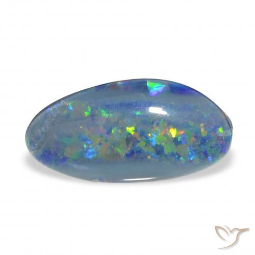3.60ct マルチカラー オパールトリプレット, ファンシー, オペーク
