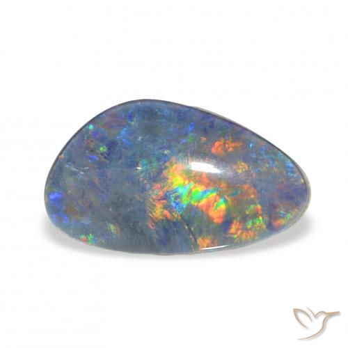 3.36ct マルチカラー オパールトリプレット, ファンシー, オペーク