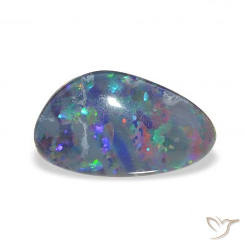 3.58ct マルチカラー オパールトリプレット, ファンシー, オペーク