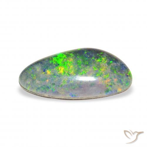 3.81カラットの天然マルチカラーオパールトリプレット、ファンシーシェイプ、オペーク