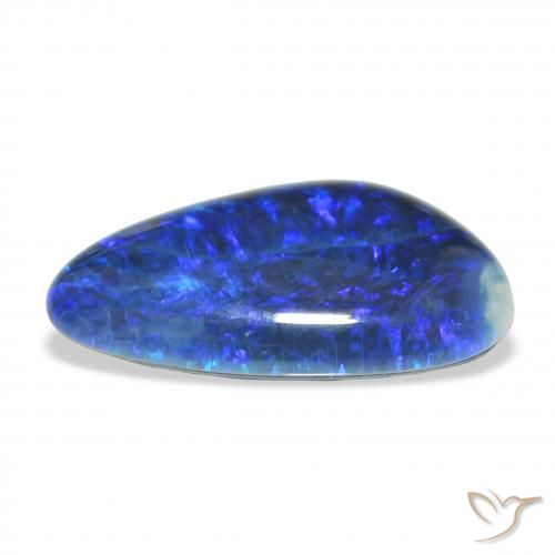 8.90カラットの天然マルチカラーオパールトリプレット、ファンシーシェイプ、オペーク