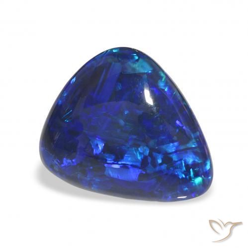 4.63カラットの天然マルチカラーオパールトリプレット、ファンシー、オペーク