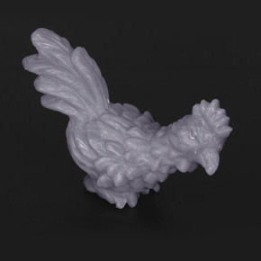 53.30カラットの天然マルチカラーオパール（43.8×35.5 mm・ファンシーシェイプ）