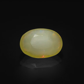 1.52カラットの天然マルチカラーオパール（10.2×7.2 mm・オーバルカット）