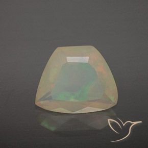 1.77ct 天然 マルチカラー オパール, ファンシー, 透明/半透明