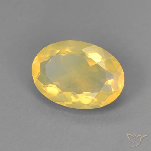 1.45カラットの天然マルチカラーオパール（10.4×7.4 mm・オーバルカット）