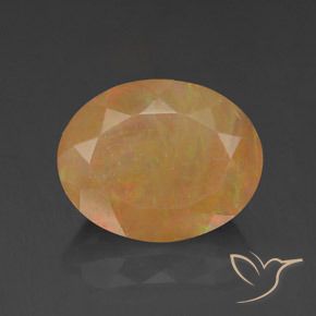 1.97ct 天然 マルチカラー オパール, 楕円形, オペーク