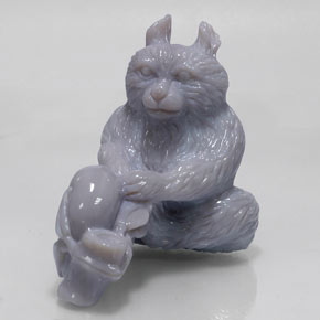 268.35カラットの天然マルチカラーオパール（56.5×49.4 mm・ファンシーシェイプ）