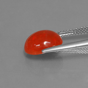 2.50カラットの天然マルチカラーオパール（11.1×9 mm・透明）