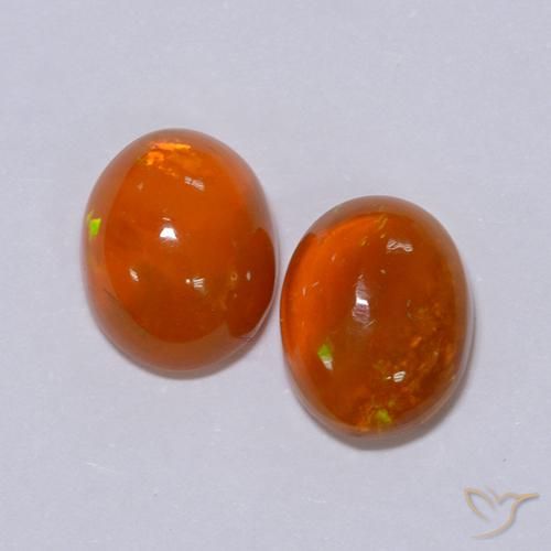 Shop natural 2.56ct 濃いオレンジ オパール gems, 楕円形, from エチオピア at GemSelect. In stock, global shipping!