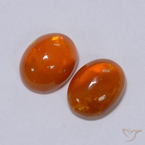 Shop natural 2.56ct 濃いオレンジ オパール gems, 楕円形, from エチオピア at GemSelect. In stock, global shipping!