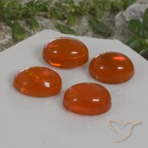 Shop natural 3.82ct ファイアオレンジ オパール gems, 楕円形, from エチオピア at GemSelect. In stock, global shipping!