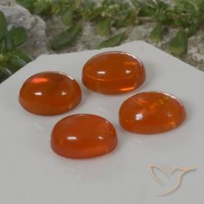 Shop natural 3.82ct ファイアオレンジ オパール gems, 楕円形, from エチオピア at GemSelect. In stock, global shipping!