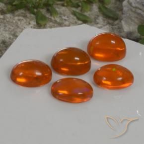 Shop natural 4.79ct ファイアオレンジ オパール gems, 楕円形, from エチオピア at GemSelect. In stock, global shipping!