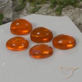 Shop natural 4.79ct ファイアオレンジ オパール gems, 楕円形, from エチオピア at GemSelect. In stock, global shipping!