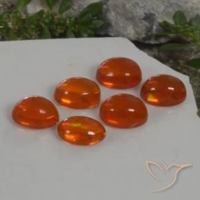 Shop natural 3.69ct ミディアムオレンジ オパール gems, 楕円形, from エチオピア at GemSelect. In stock, global shipping!