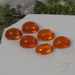 Shop natural 3.69ct ミディアムオレンジ オパール gems, 楕円形, from エチオピア at GemSelect. In stock, global shipping!