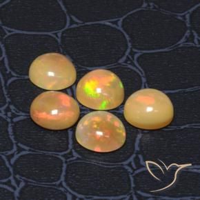 Shop natural 6.46ct マルチカラー オパール gems, ラウンド, from エチオピア at GemSelect. In stock, global shipping!