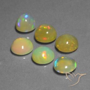 Shop natural 11.36ct マルチカラー オパール gems, ラウンド, from エチオピア at GemSelect. In stock, global shipping!