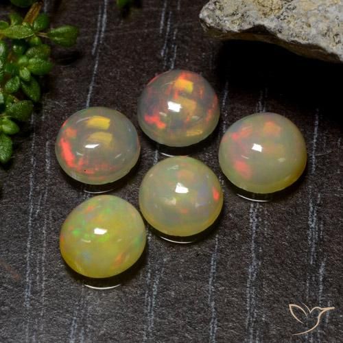 Shop natural 3.01ct マルチカラー オパール gems, ラウンド, from エチオピア at GemSelect. In stock, global shipping!