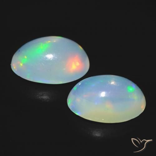 Shop natural 0.89ct 青みがかったホワイト オパール gems, 楕円形, from オーストラリア at GemSelect. In stock, global shipping!