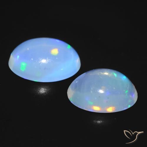 Shop natural 0.85ct 青みがかったホワイト オパール gems, 楕円形, from オーストラリア at GemSelect. In stock, global shipping!