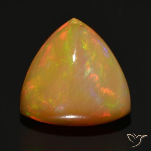 4.38ct 天然 マルチカラー オパール, トリリオン, 半透明, Photo A