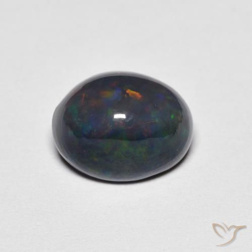 1.19ct 天然 マルチカラー オパール, 楕円形, オペーク, Photo A