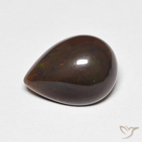 2.40ct 天然 マルチカラー オパール, 洋梨の形, オペーク