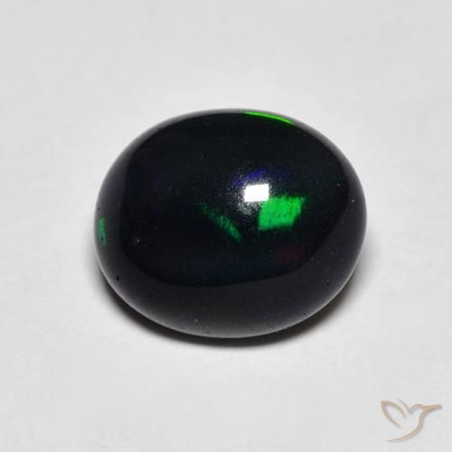 1.73ct 天然 マルチカラー オパール, 楕円形, オペーク