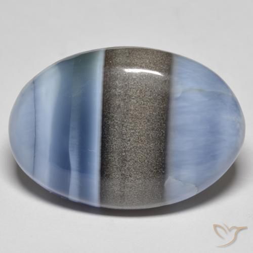 28.42ct 天然 マルチカラー オパール, 楕円形, オペーク