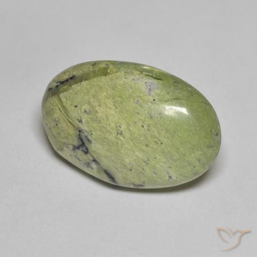 7.29ct 天然 ミディアムグリーン オパール, 楕円形, オペーク