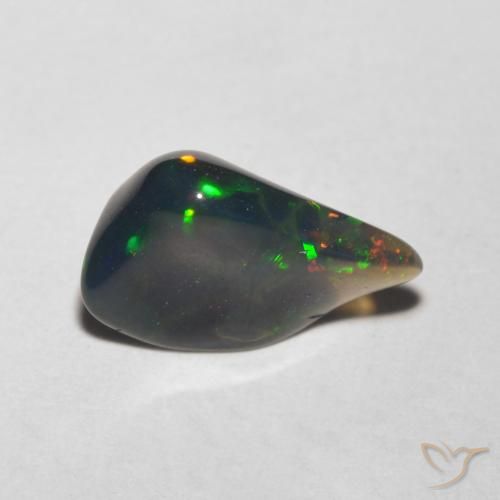 1.30ct 天然 マルチカラー オパール, ファンシー, 半透明