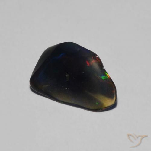 0.49ct 天然 マルチカラー オパール, ファンシー, 半透明