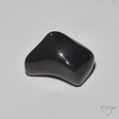 2.05カラットの天然マルチカラーオパール、ファンシー、半透明