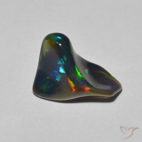 1.82ct 天然 マルチカラー オパール, ファンシー, 半透明