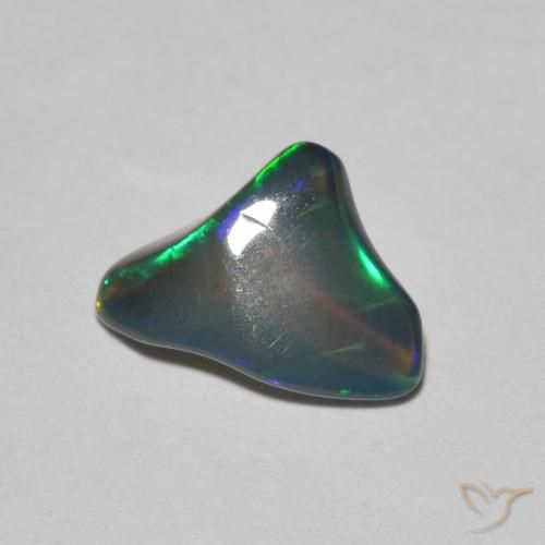 0.90ct 天然 マルチカラー オパール, ファンシー, 半透明
