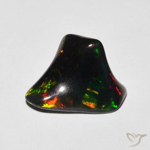 1.71ct 天然 マルチカラー オパール, ファンシー, 半透明